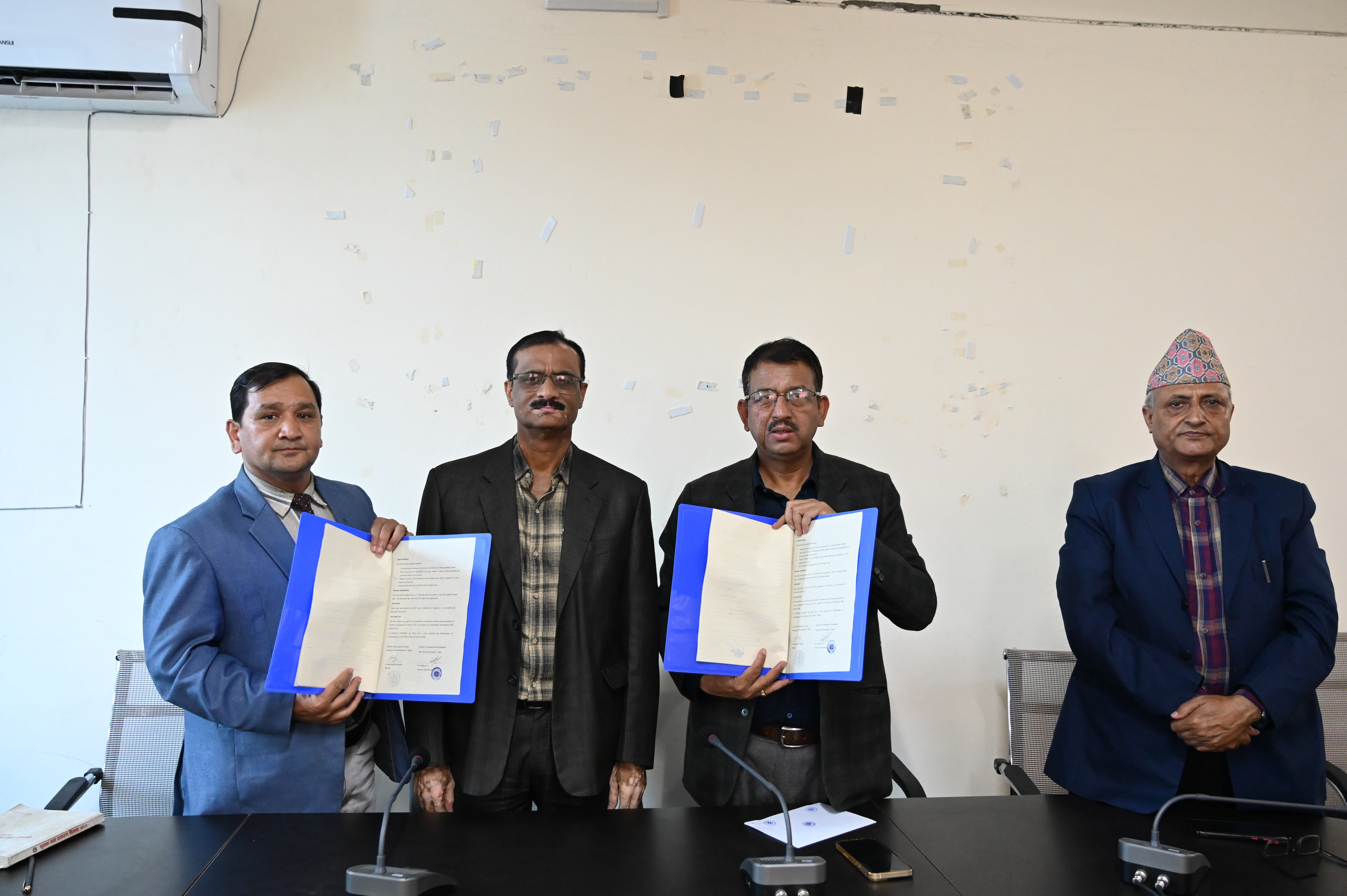 Lumbini Technological University Signed MoU with Institute for International Development (IID)